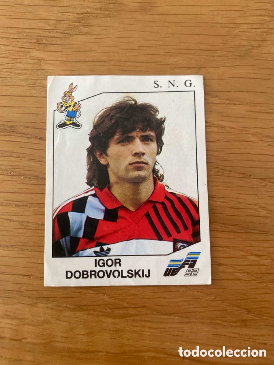 Cromos de f&uacute;tbol: Cromo panini Euro 92 Suecia n&uacute;mero 177 Dobrovolskij - Eurocup Sweden 1992 stickers &aacute;lbum