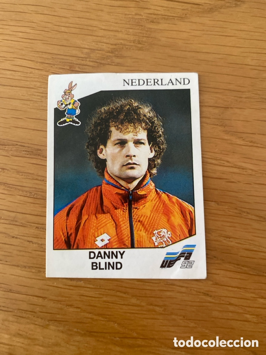 Cromos de f&uacute;tbol: Cromo panini Euro 92 Suecia n&uacute;mero 124 Blind - Eurocup Sweden 1992 stickers &aacute;lbum