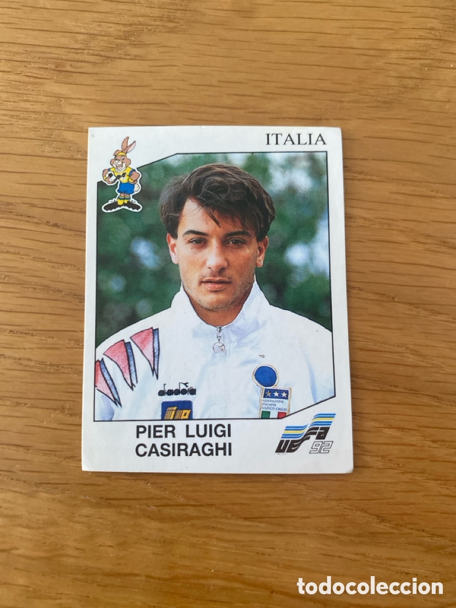 Cromos de f&uacute;tbol: Cromo panini Euro 92 Suecia n&uacute;mero 253 Casiraghi - Eurocup Sweden 1992 stickers &aacute;lbum