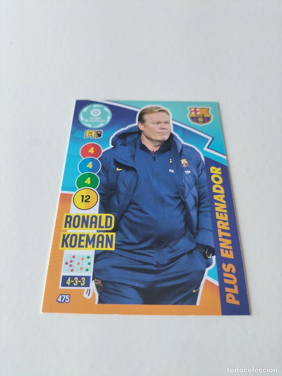 Cromos de f&uacute;tbol: 1 CROMO FICHA PANINI ADRENALYN TEMPORADA 20-21 2020-2021 F.C BARCELONA RONALD KOEMAN 475