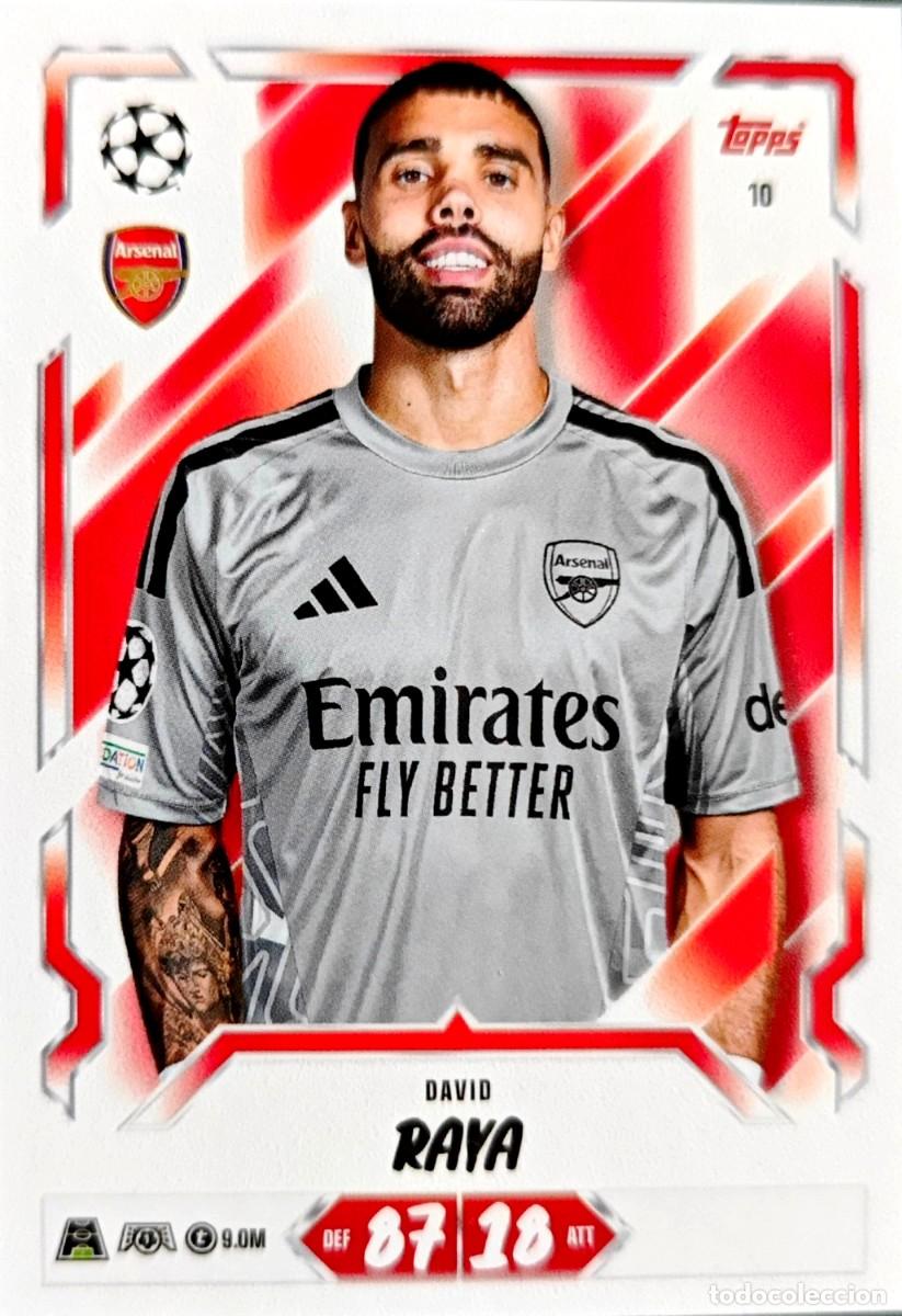 Cromos de f&uacute;tbol: 10 David Raya - Arsenal FC - TOPPS Match Attax 2026 2027 26 27