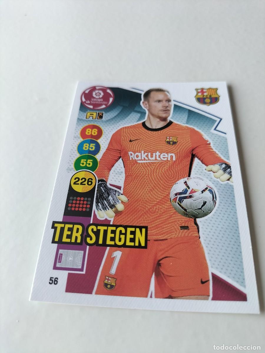 Cromos de f&uacute;tbol: 1 CROMO FICHA PANINI ADRENALYN TEMPORADA 20-21 2020-2021 F.C BARCELONA TER STEGEN 56