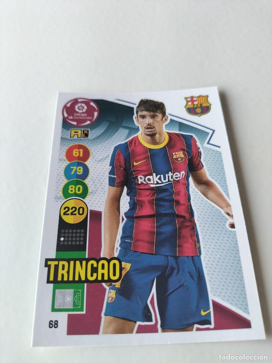 Cromos de f&uacute;tbol: 1 CROMO FICHA PANINI ADRENALYN TEMPORADA 20-21 2020-2021 F.C BARCELONA TRINCAO 68
