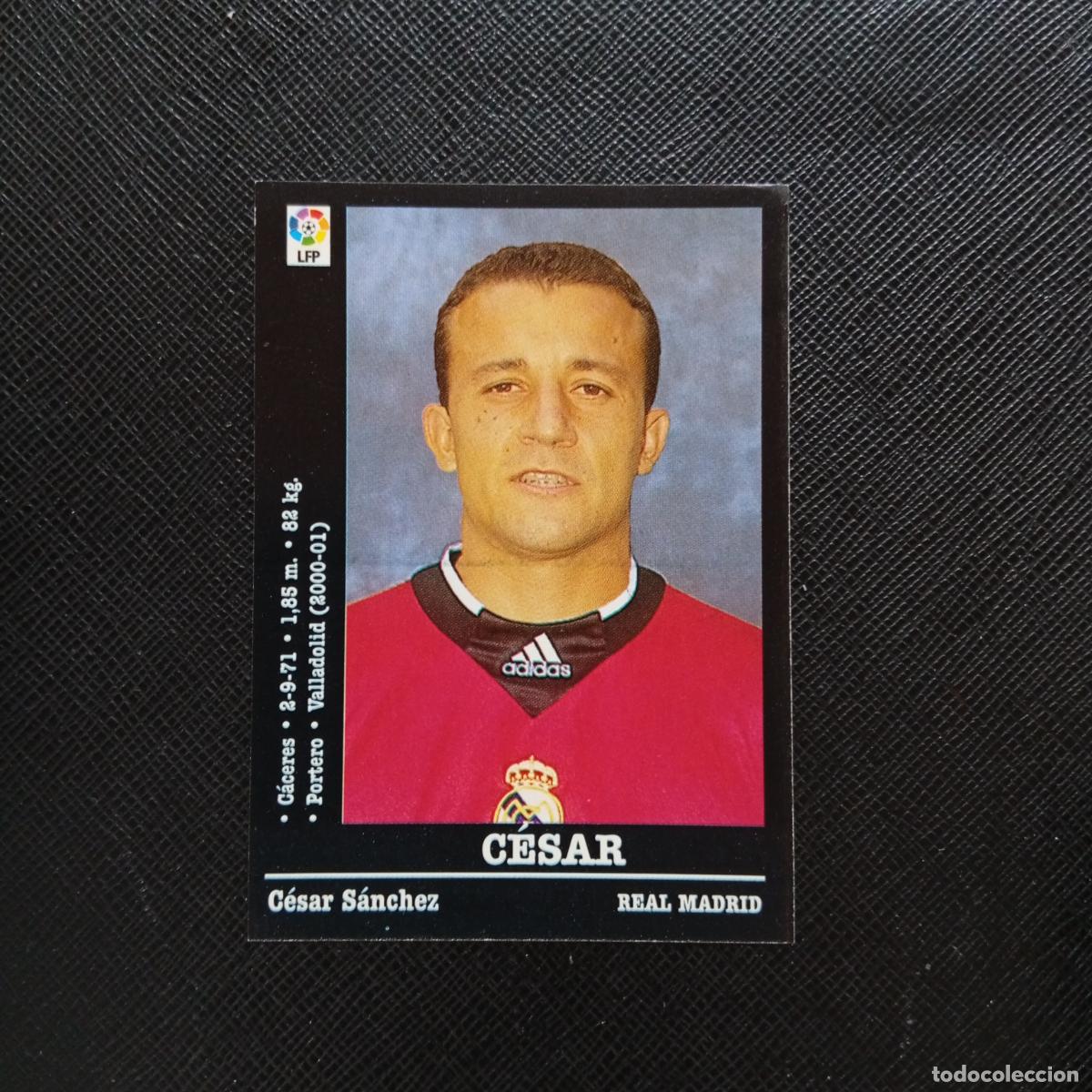 Cromos de f&uacute;tbol: 85 CESAR REAL MADRID PANINI 00 01 CROMO FUTBOL LIGA 2000 2001 - SIN PEGAR - A71 PG34
