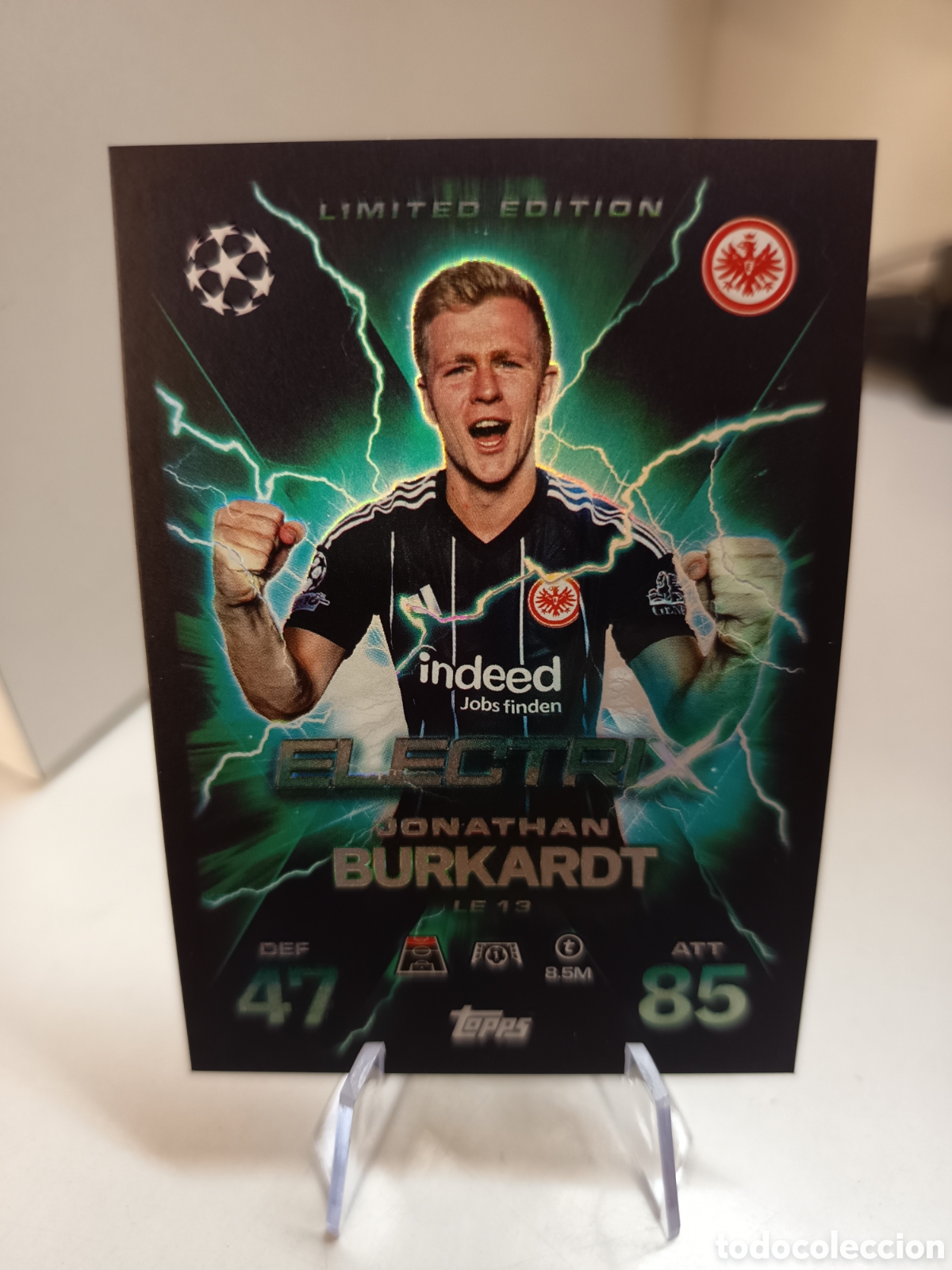 Cromos de Futebol: LIMITED EDITION LE 13 JONATHAN BURKARDT MATCH ATTAX EXTRA 2025 2026