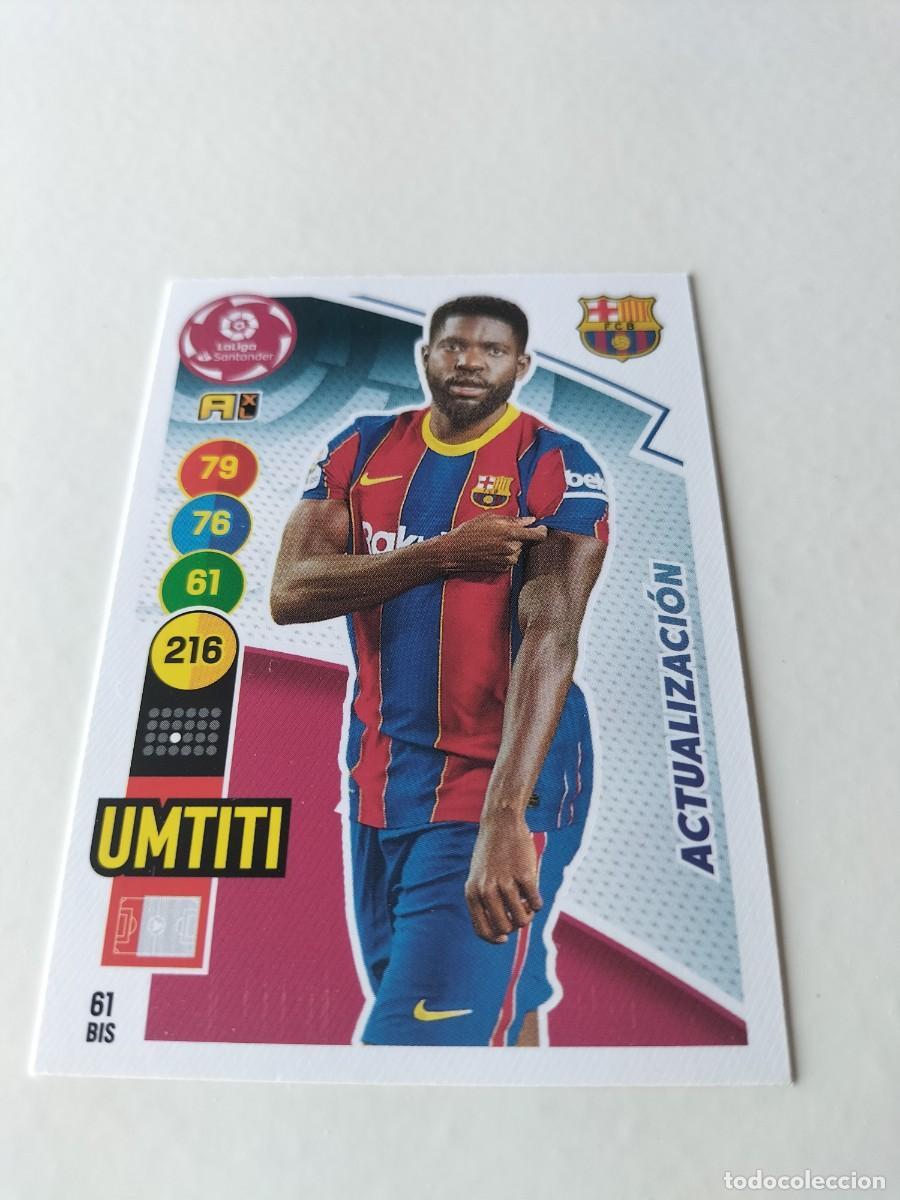 Cromos de Futebol: 1 CROMO FICHA PANINI ADRENALYN TEMPORADA 20-21 2020-2021 F.C BARCELONA UMTITI 61 BIS ACTUALIZACION