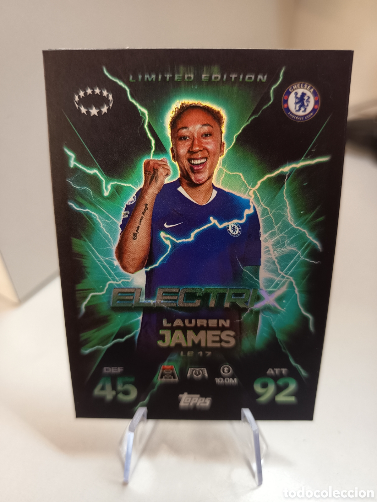 Cromos de f&uacute;tbol: LIMITED EDITION LE 17 LAUREN JAMES MATCH ATTAX EXTRA 2025 2026