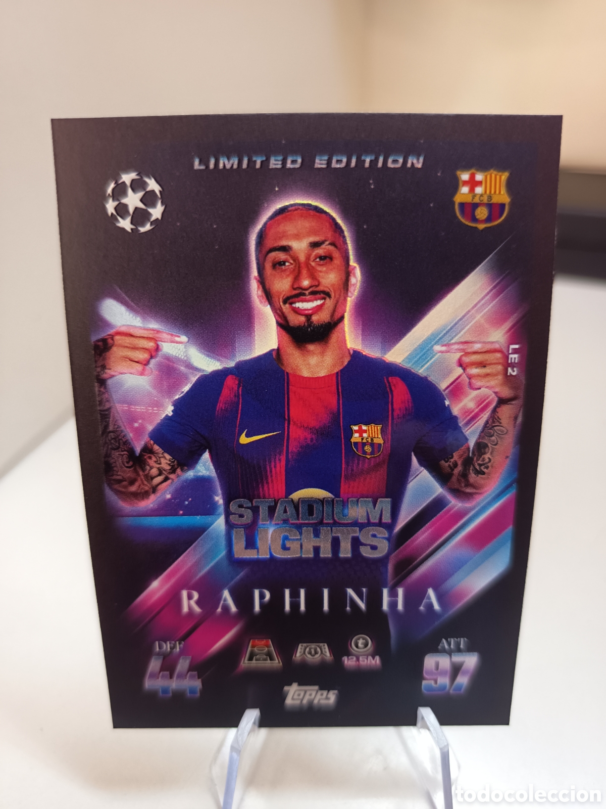 Cromos de f&uacute;tbol: LIMITED EDITION LE 2 RAPHINHA MATCH ATTAX EXTRA 2025 2026