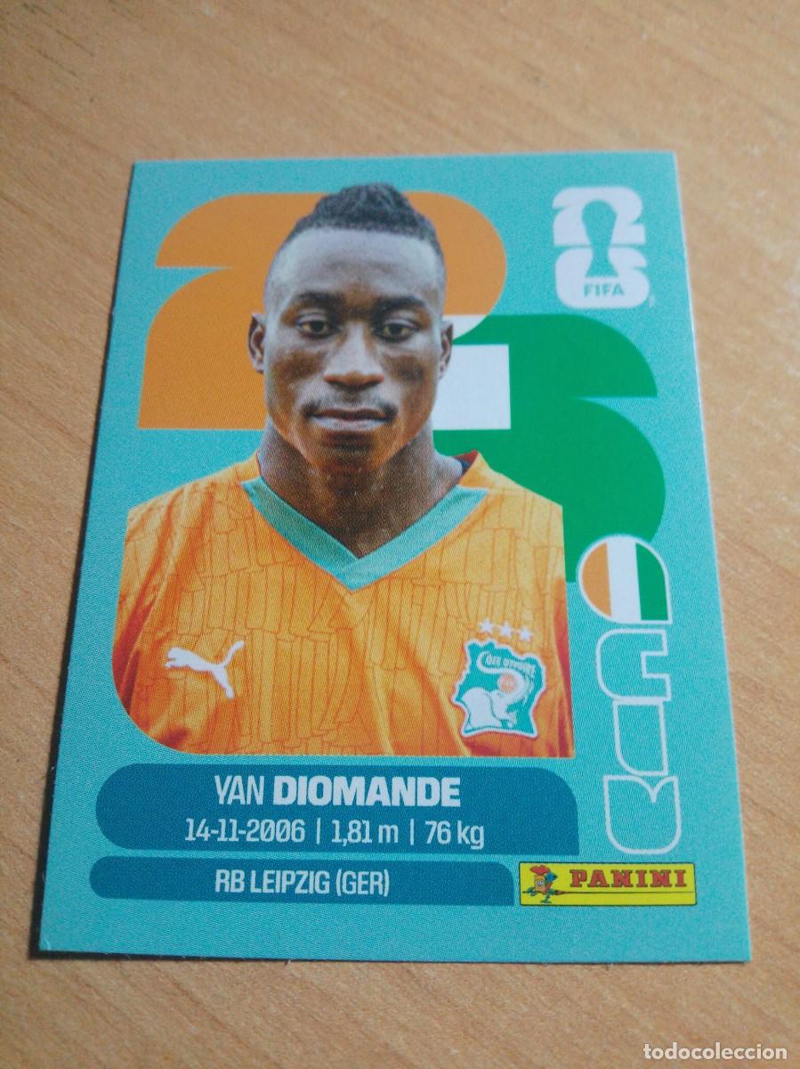 Cromos de f&uacute;tbol: CIV 18 YAN DIOMANDE COSTA DE MARCOSTA DE MARFIL MUNDIAL FIFA WORLD CUP 2026 26 PANINI STICKERS NUEVO