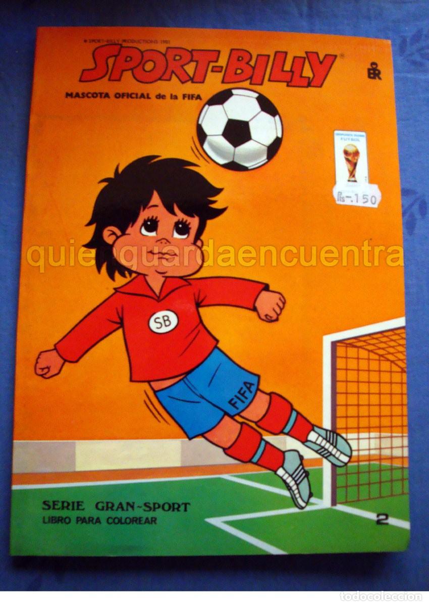 Cartes &agrave; collectionner de Football: SPORT-BILLY MASCOTA OFICIAL FIFA 1982 SERIE GRAN-SPORT FUTBOL DEPORTES COLOREAR NUEVO INFANTIL