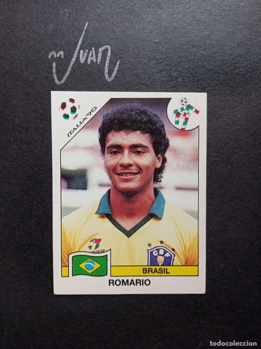 Football Stickers: N&ordm; 208 ROMARIO BRASIL BARCELONA ⚽ PANINI &reg; FIFA WORLD CUP 1990 MUNDIAL ITALIA 90 SIN PEGAR NUNCA
