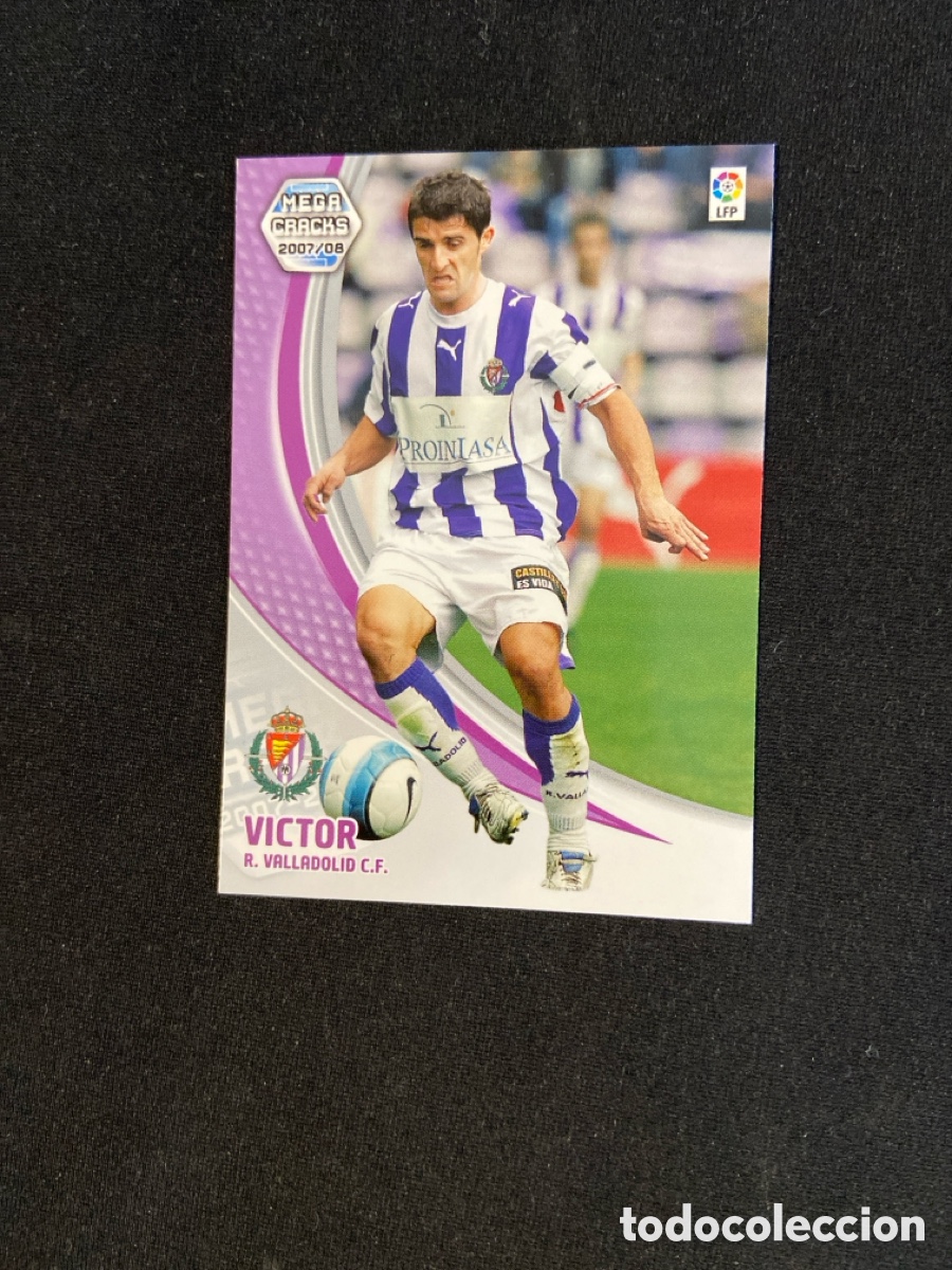 Cromos de f&uacute;tbol: VICTOR 322 (VALLADOLID) PANINI MEGACRACKS 2007-2008 07 08 CROMO CARTA M-3