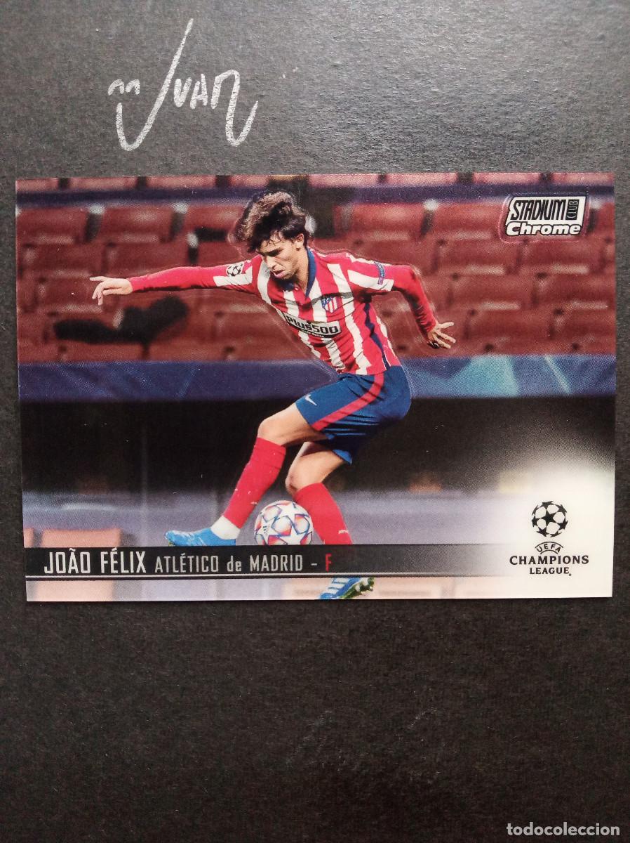 Cromos de f&uacute;tbol: N&ordm; 25 JOAO FELIX ATLETICO MADRID PORTUGAL ⚽ TOPPS &reg; CHROME STADIUM CLUB 2020 2021 20 21 NUEVO