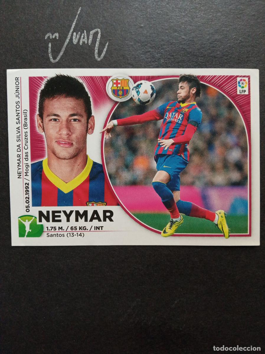 Cromos de f&uacute;tbol: N&ordm; 15 NEYMAR FC BARCELONA BRASIL ⚽ PANINI &reg; LIGA ESTE 2014 2015 14 15 SIN PEGAR NUNCA PEGADO