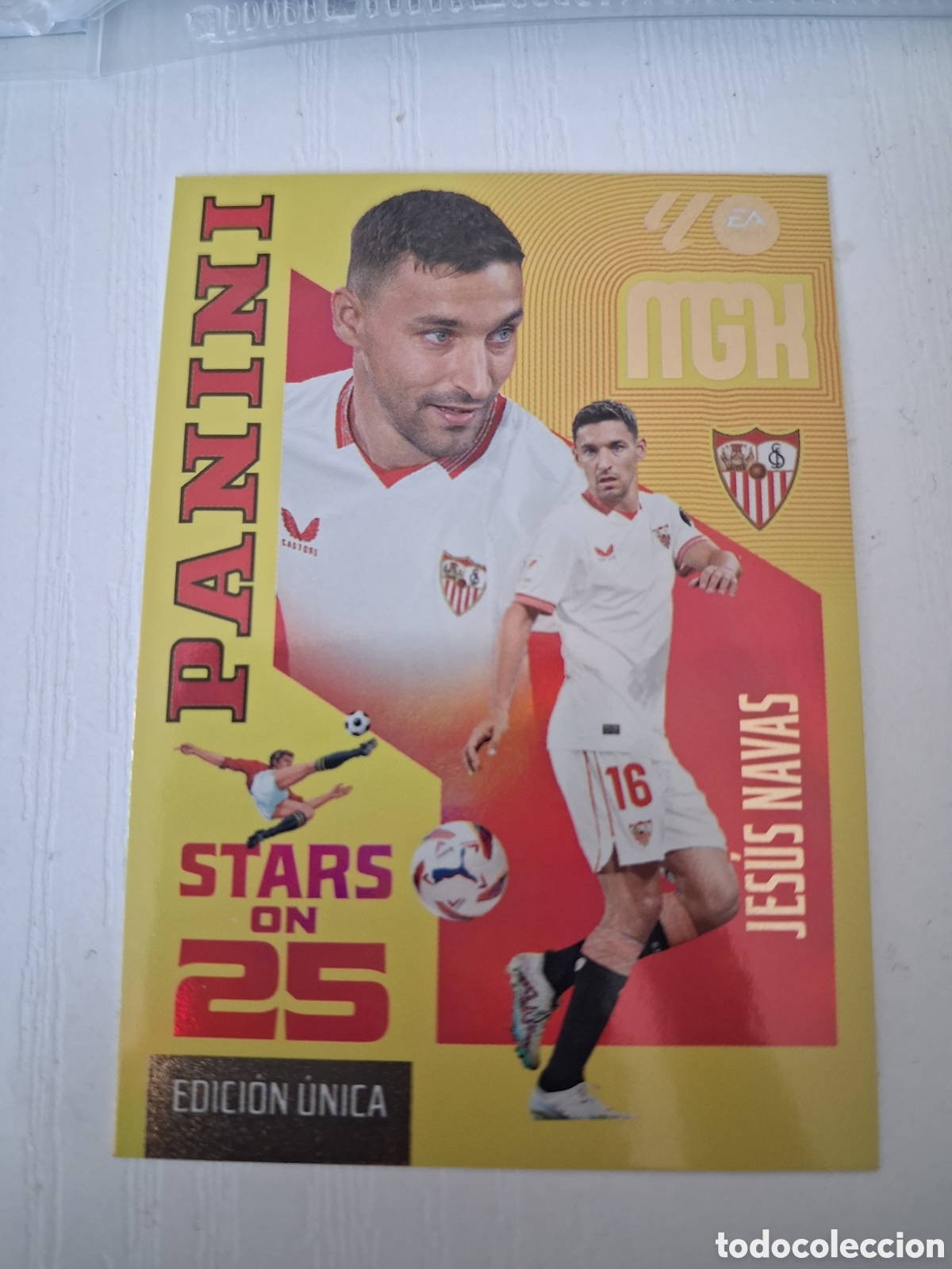 Cromos de f&uacute;tbol: Jes&uacute;s Navas 437 Stars on 25 Sevilla Megacracks 2026-27 Panini
