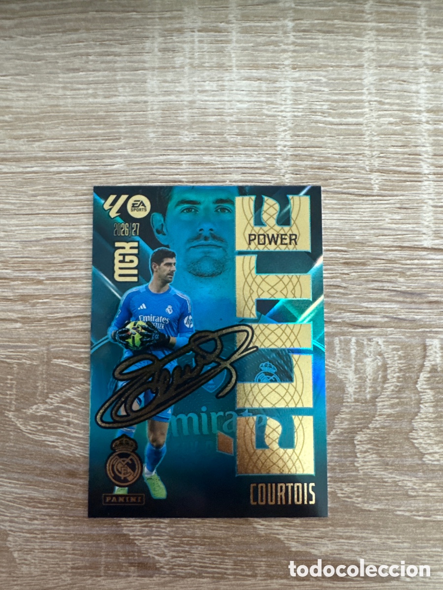 Cromos de f&uacute;tbol: 4P COURTOIS. ELITE Megacracks 2026 2027 26 27