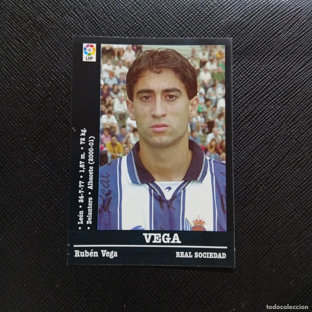 Cromos de f&uacute;tbol: VEGA REAL SOCIEDAD PANINI 00 01 CROMO FUTBOL LIGA 2000 2001 - SIN PEGAR - A71 PG35 ULTIMO FICHAJE