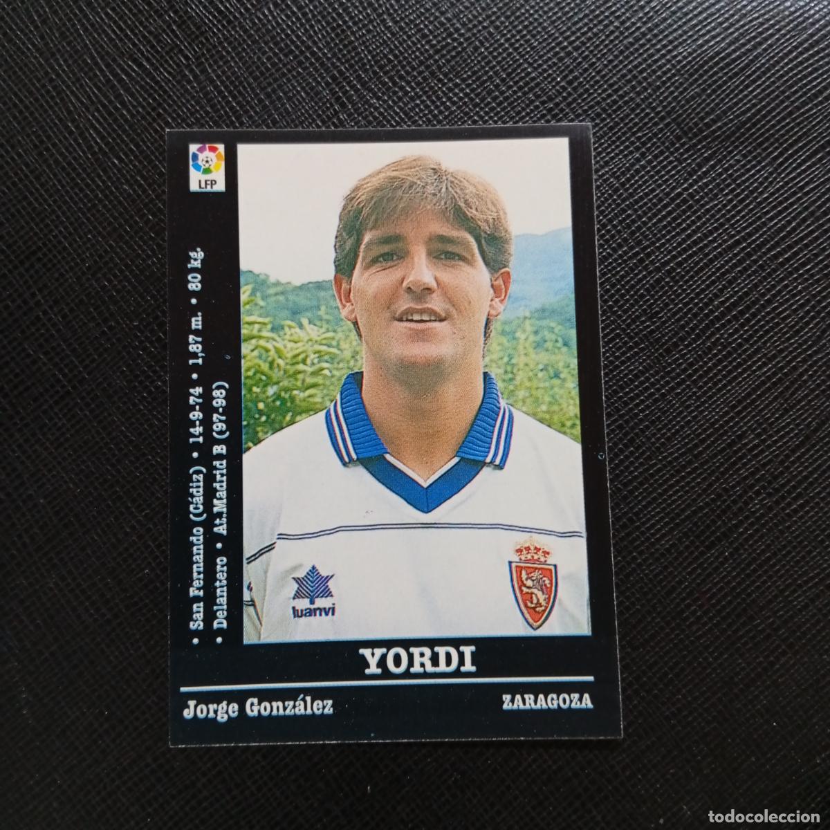 Cromos de f&uacute;tbol: 67 YORDI ZARAGOZA PANINI 00 01 CROMO FUTBOL LIGA 2000 2001 - SIN PEGAR - A71 PG35