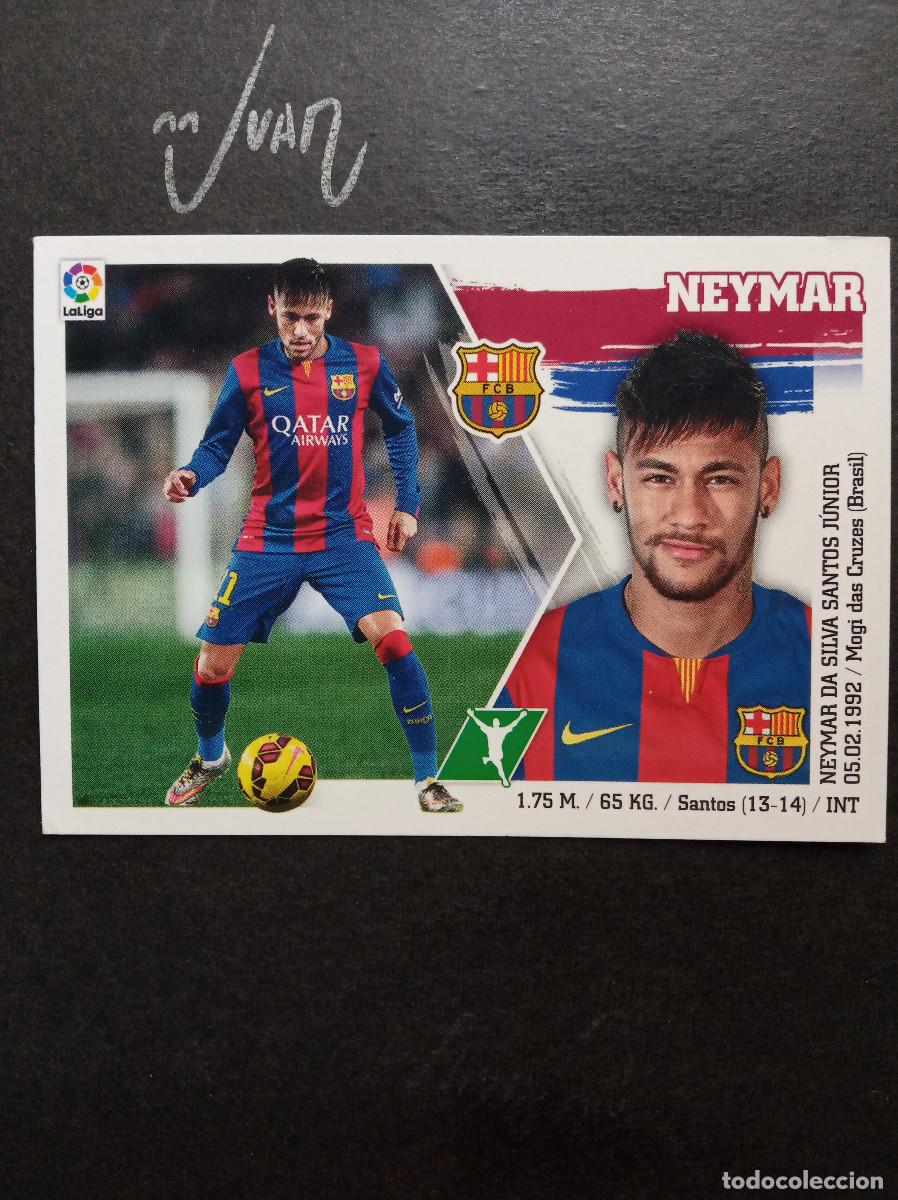 Cromos de f&uacute;tbol: N&ordm; 18 NEYMAR FC BARCELONA BRASIL ⚽ PANINI &reg; LIGA ESTE 2015 2016 15 16 SIN PEGAR NUNCA PEGADO