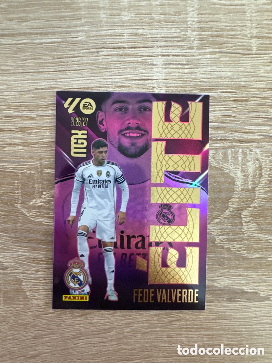 Cromos de f&uacute;tbol: 5 VALVERDE. ELITE Megacracks 2026 2027 26 27