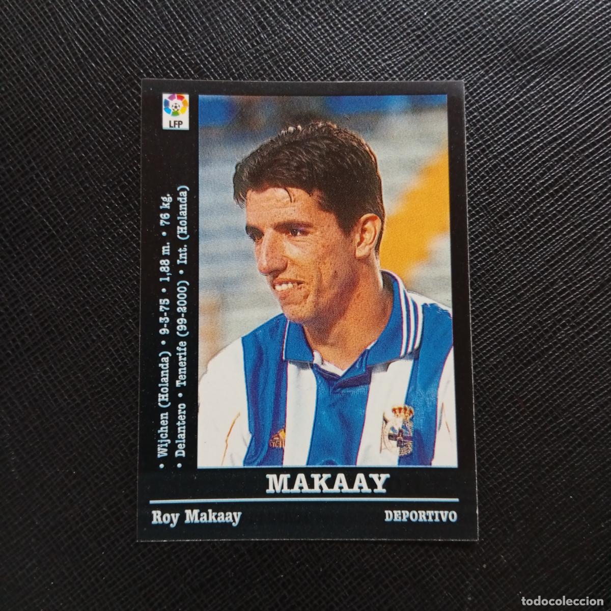 Cromos de f&uacute;tbol: 14 MAKAAY DEPORTIVO PANINI 00 01 CROMO FUTBOL LIGA 2000 2001 - SIN PEGAR - A71 PG36