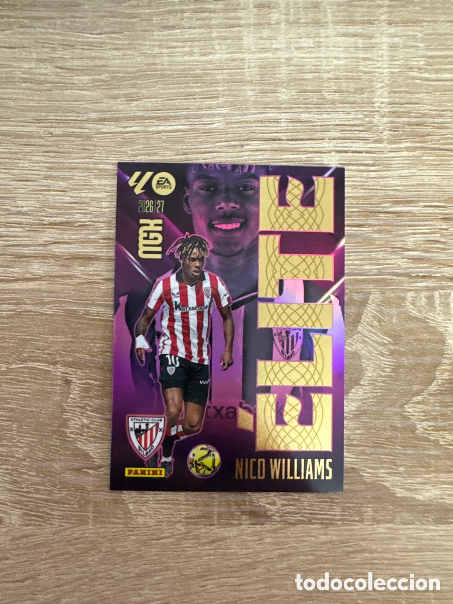 Cromos de f&uacute;tbol: 12 NICO WILLIAMS. ELITE Megacracks 2026 2027 26 27