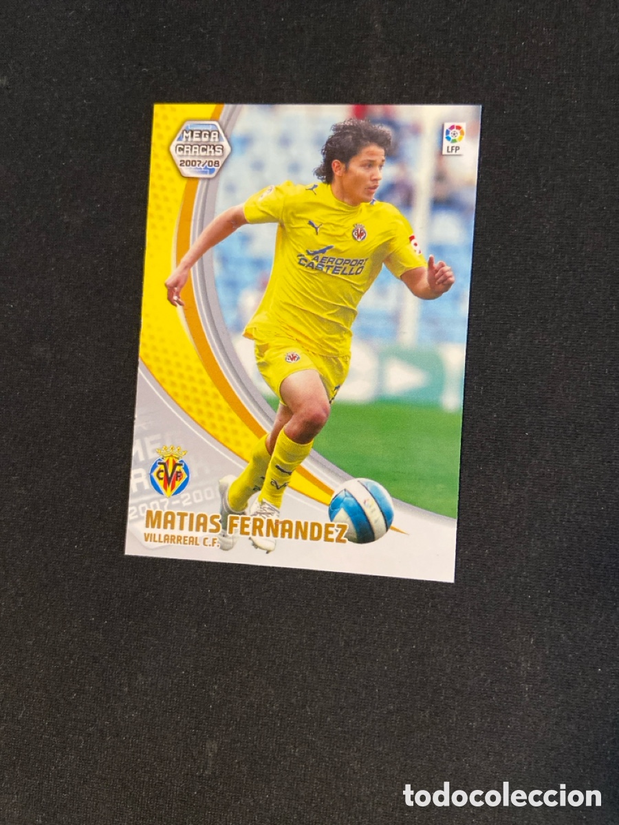 Cromos de f&uacute;tbol: MAT&Iacute;AS FERN&Aacute;NDEZ 337 (VILLARREAL)
