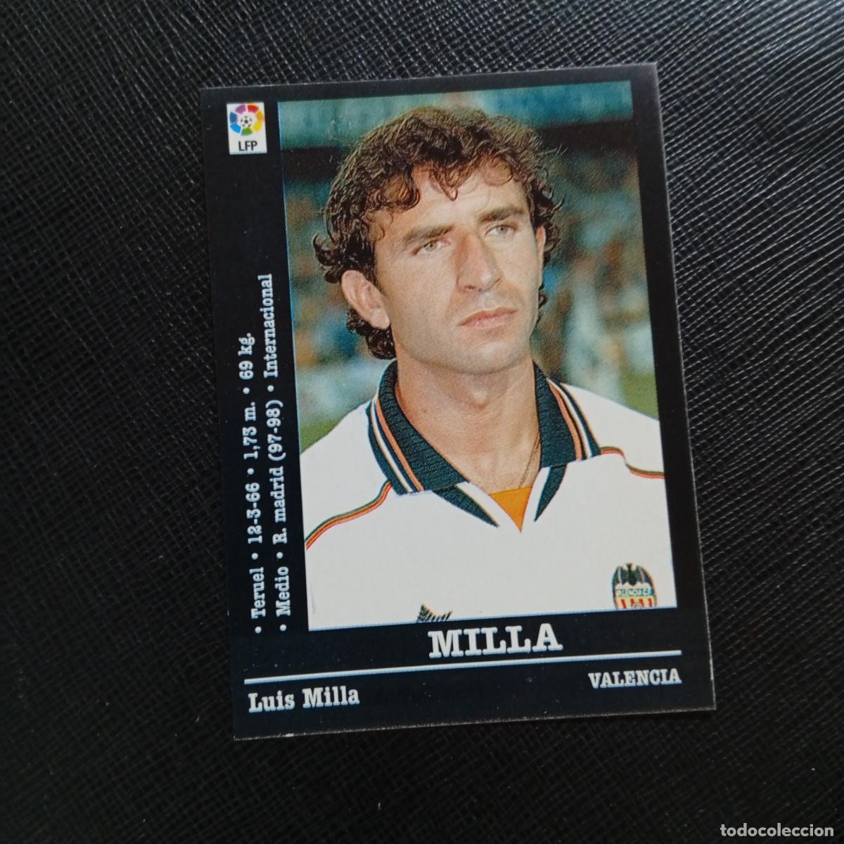 Cromos de f&uacute;tbol: 44 MILLA VALENCIA PANINI 00 01 CROMO FUTBOL LIGA 2000 2001 - SIN PEGAR - A71 PG36