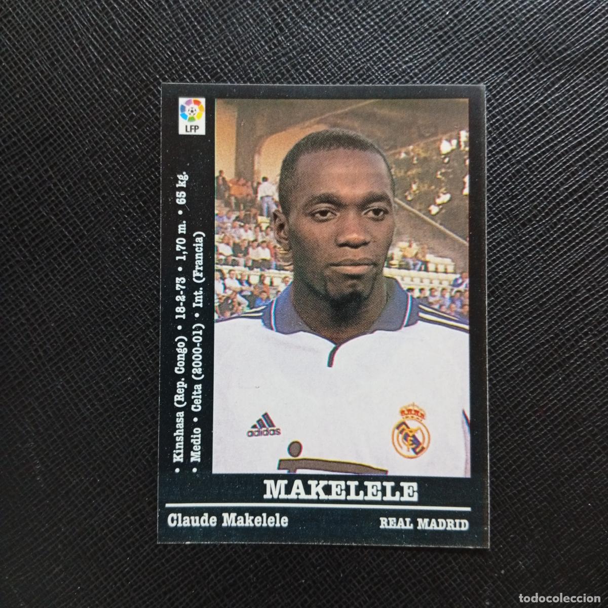 Cromos de f&uacute;tbol: 77A 77 MAKELELE REAL MADRID PANINI 00 01 CROMO FUTBOL LIGA 2000 2001 - SIN PEGAR - A71 PG36