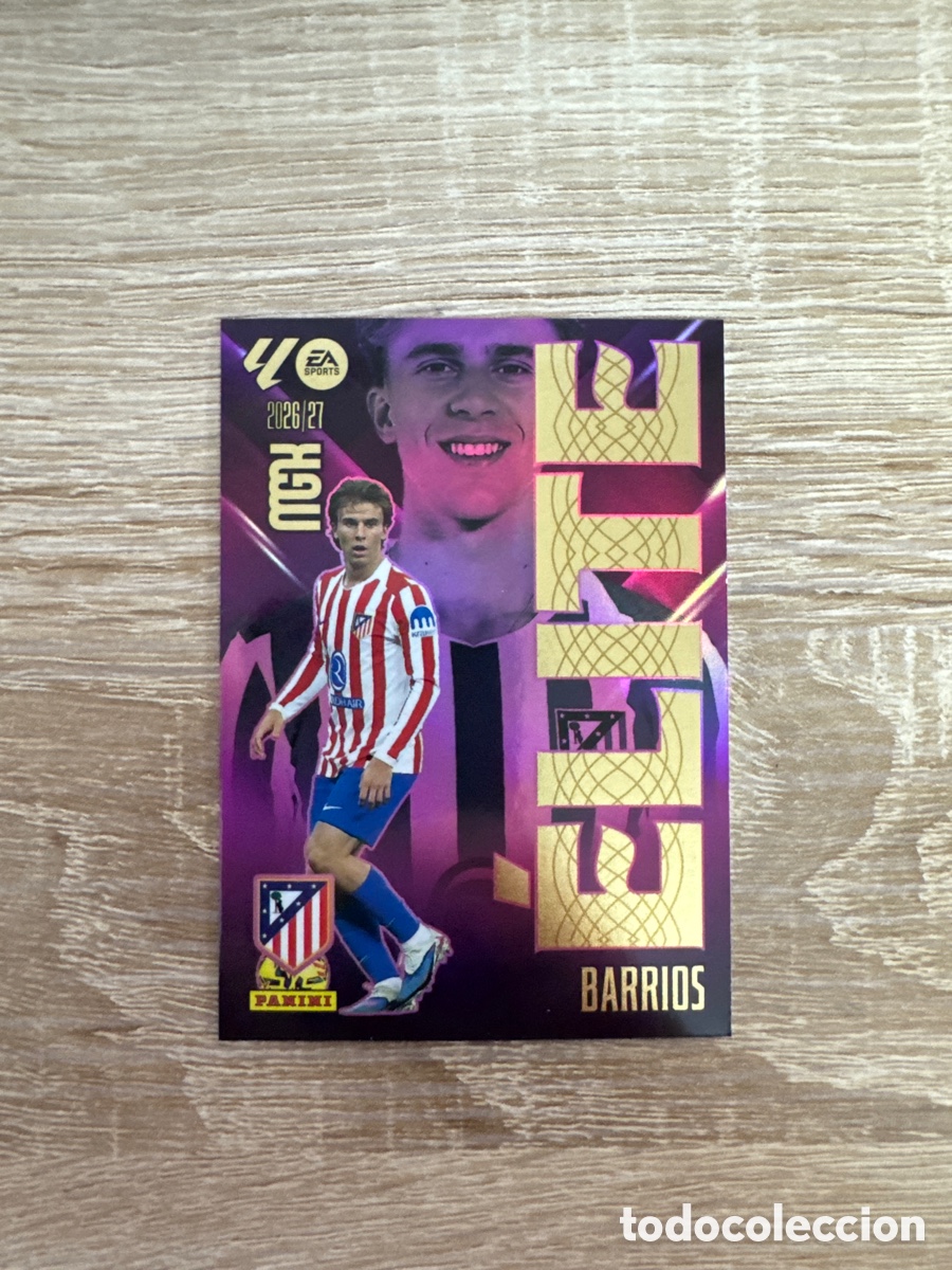Cromos de f&uacute;tbol: 1 BARRIOS. ELITE Megacracks 2026 2027 26 27