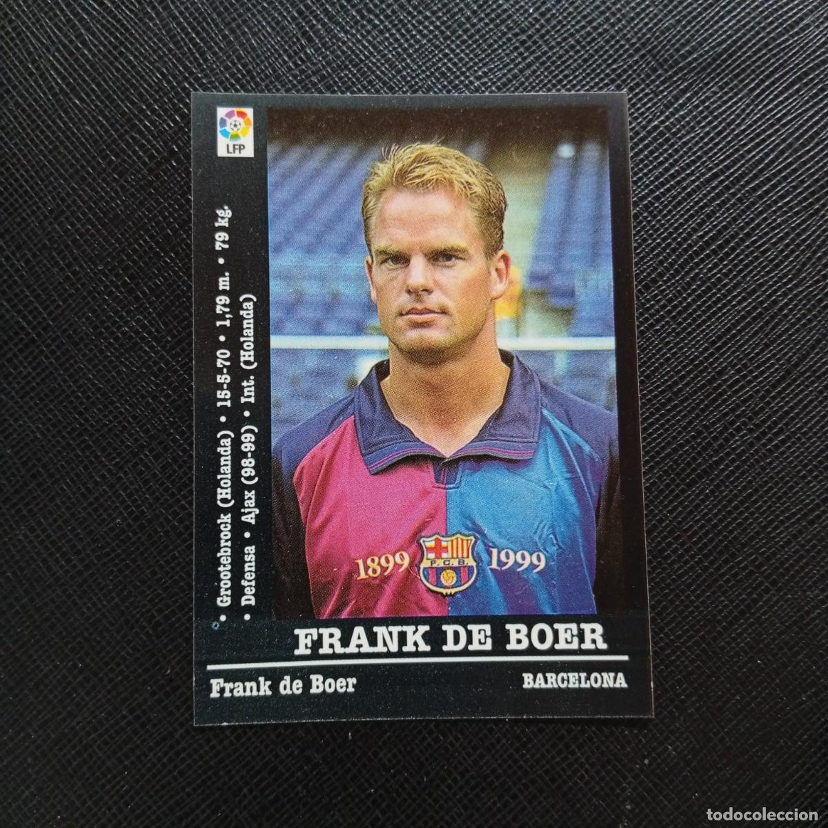 Cromos de f&uacute;tbol: 22 FRANK DE BOER BARCELONA PANINI 00 01 CROMO FUTBOL LIGA 2000 2001 - SIN PEGAR - A71 PG36