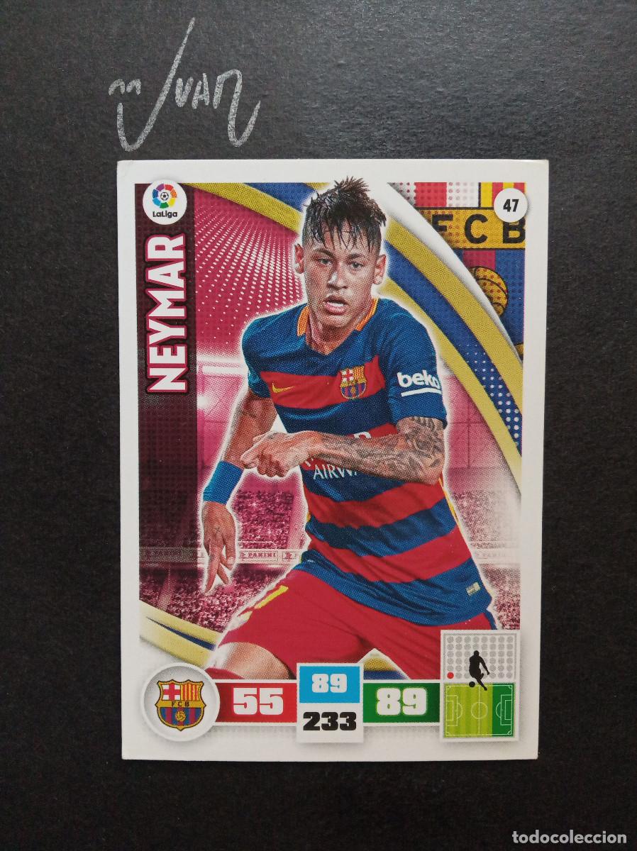 Fu&szlig;ball-Sticker: N&ordm; 47 NEYMAR JR FC BARCELONA BRASIL ⚽ PANINI &reg; ADRENALYN XL LIGA FUTBOL 2015 2016 15 16