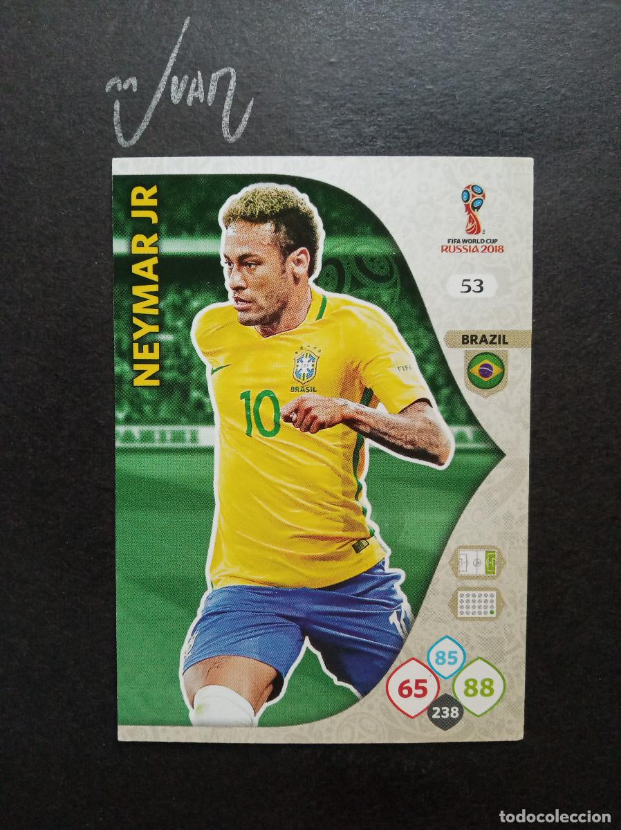 Cromos de f&uacute;tbol: N&ordm; 53 NEYMAR JR FC BARCELONA BRASIL ⚽ PANINI &reg; ADRENALYN XL FIFA WORLD CUP 2018 MUNDIAL RUSSIA 18