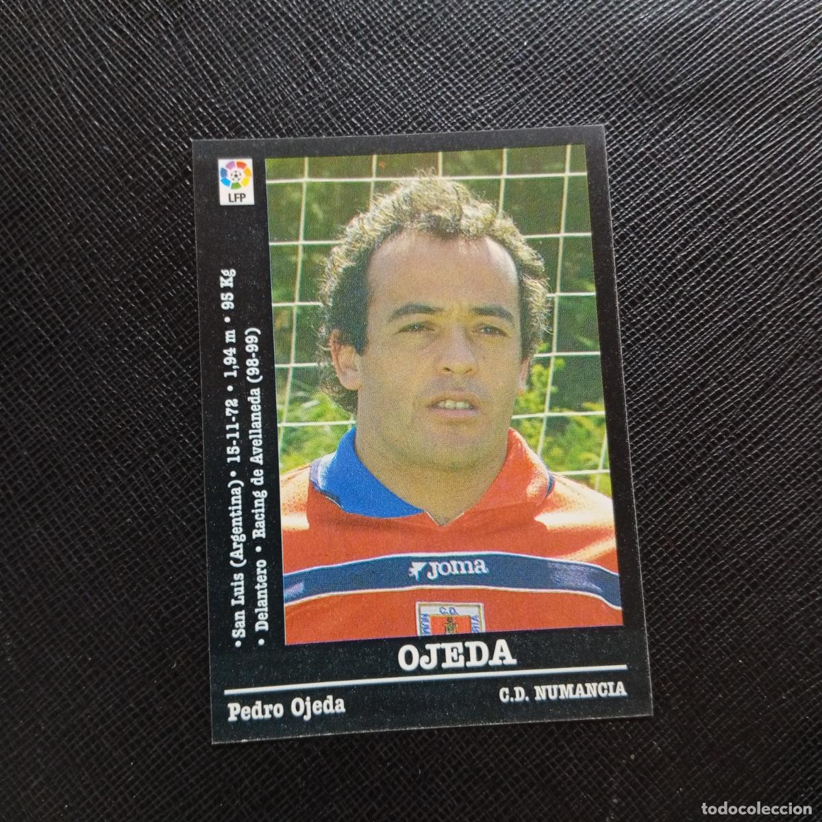 Cromos de f&uacute;tbol: 287 OJEDA NUMANCIA PANINI 00 01 CROMO FUTBOL LIGA 2000 2001 - SIN PEGAR - A71 PG37