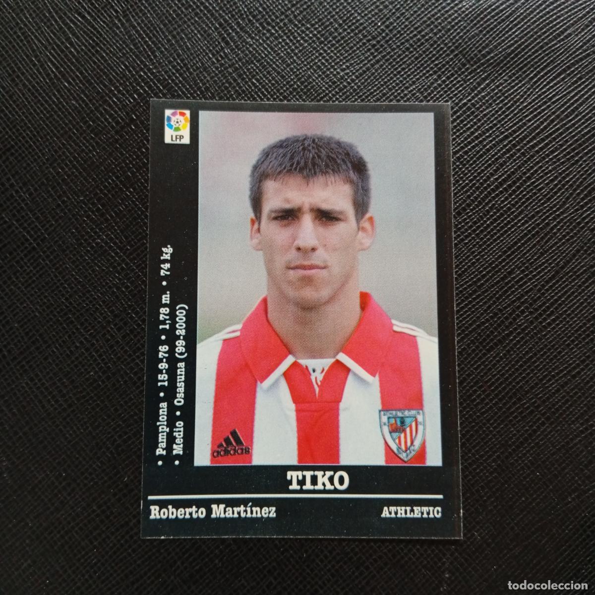 Cromos de f&uacute;tbol: 183 TIKO BILBAO PANINI 00 01 CROMO FUTBOL LIGA 2000 2001 - SIN PEGAR - A71 PG37