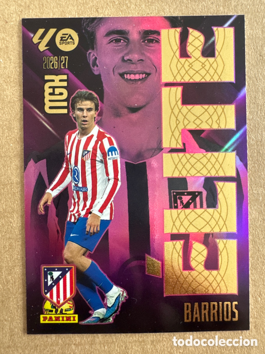Cartes &agrave; collectionner de Football: # 1 Barrios Atl&eacute;tico de Madrid ELITE Megacracks 26 27 2026 2027