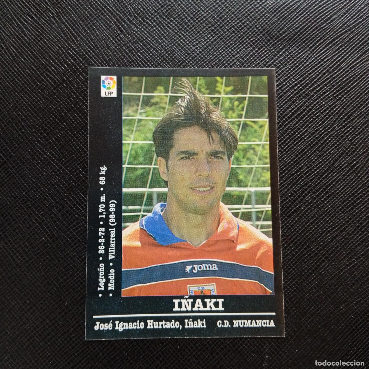 Cartes &agrave; collectionner de Football: 281 I&Ntilde;AKI NUMANCIA PANINI 00 01 CROMO FUTBOL LIGA 2000 2001 - SIN PEGAR - A71 PG37