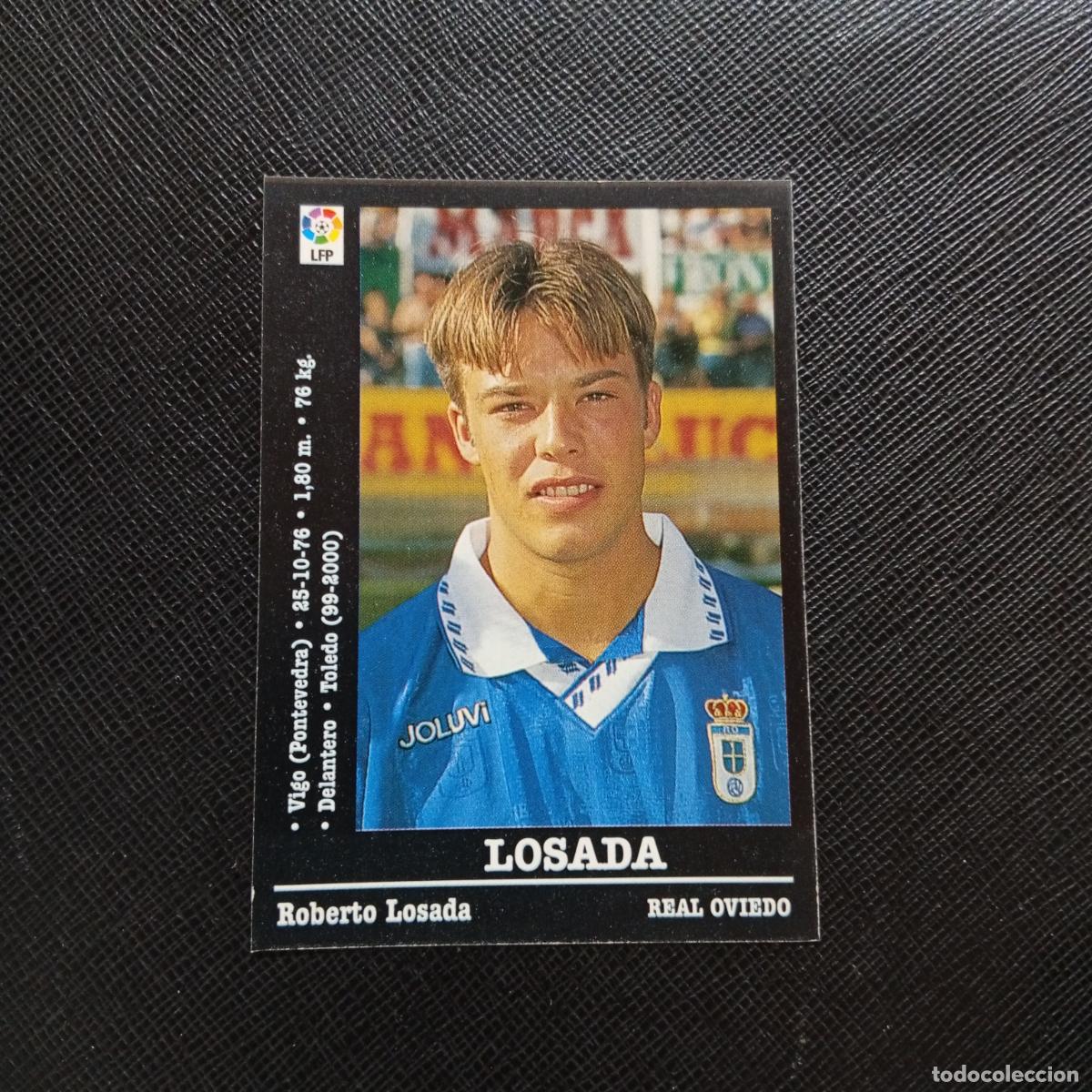 Cartes &agrave; collectionner de Football: 270 LOSADA OVIEDO PANINI 00 01 CROMO FUTBOL LIGA 2000 2001 - SIN PEGAR - A71 PG38