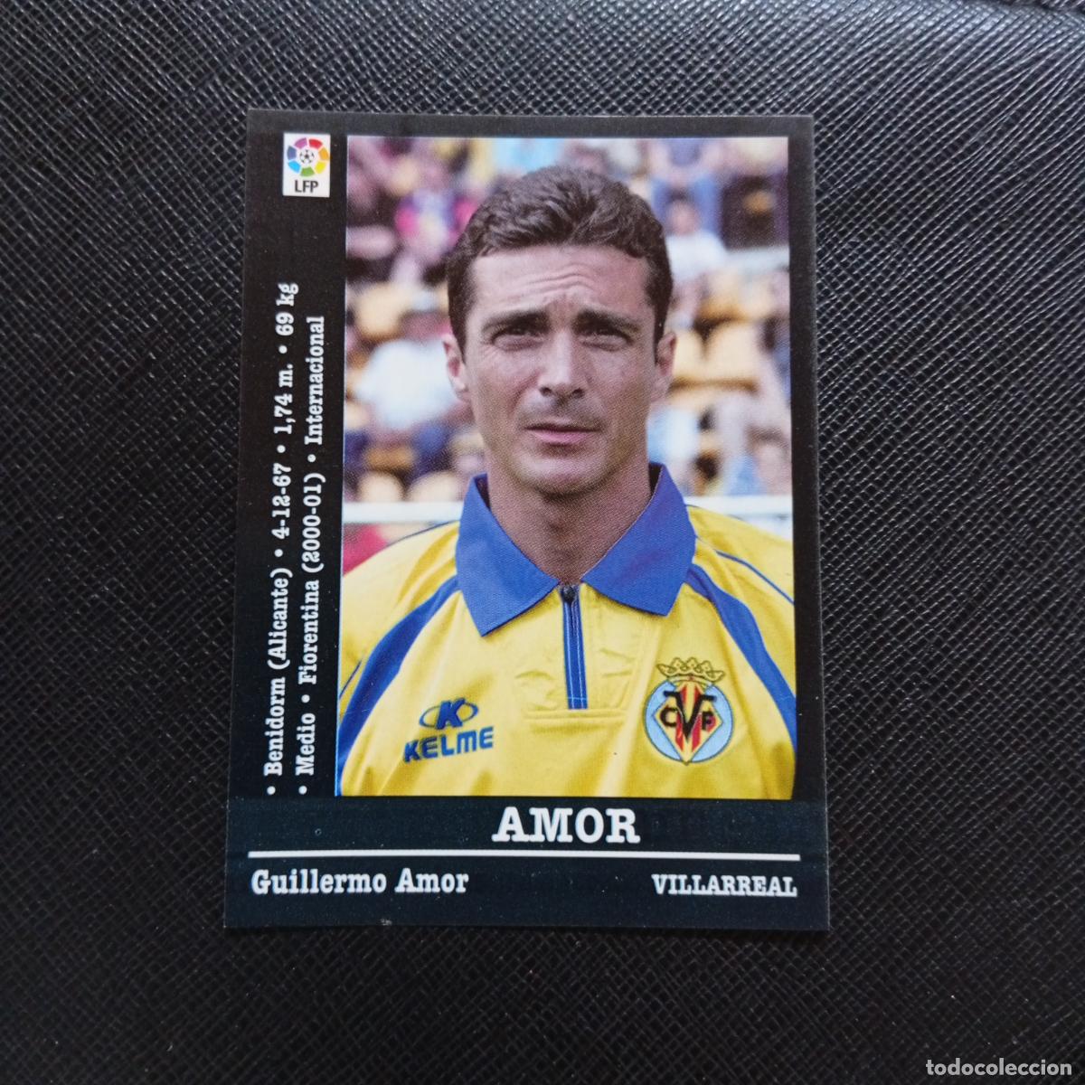 Cartes &agrave; collectionner de Football: AMOR VILLARREAL PANINI 00 01 CROMO FUTBOL LIGA 2000 2001 - SIN PEGAR - A71 PG38 ULTIMO FICHAJE