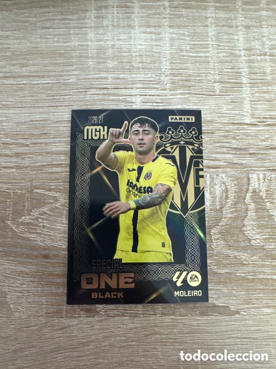 Cromos de f&uacute;tbol: MOLEIRO Special One Black. Megacracks 2026 2027 26 27
