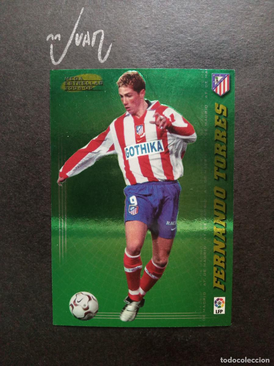 Fu&szlig;ball-Sticker: N&ordm; 392 ESTRELLAS FERNANDO TORRES ATLETICO MADRID ⚽ PANINI &reg; MEGACRACKS 2004 2005 04 05 MEGA CRACKS