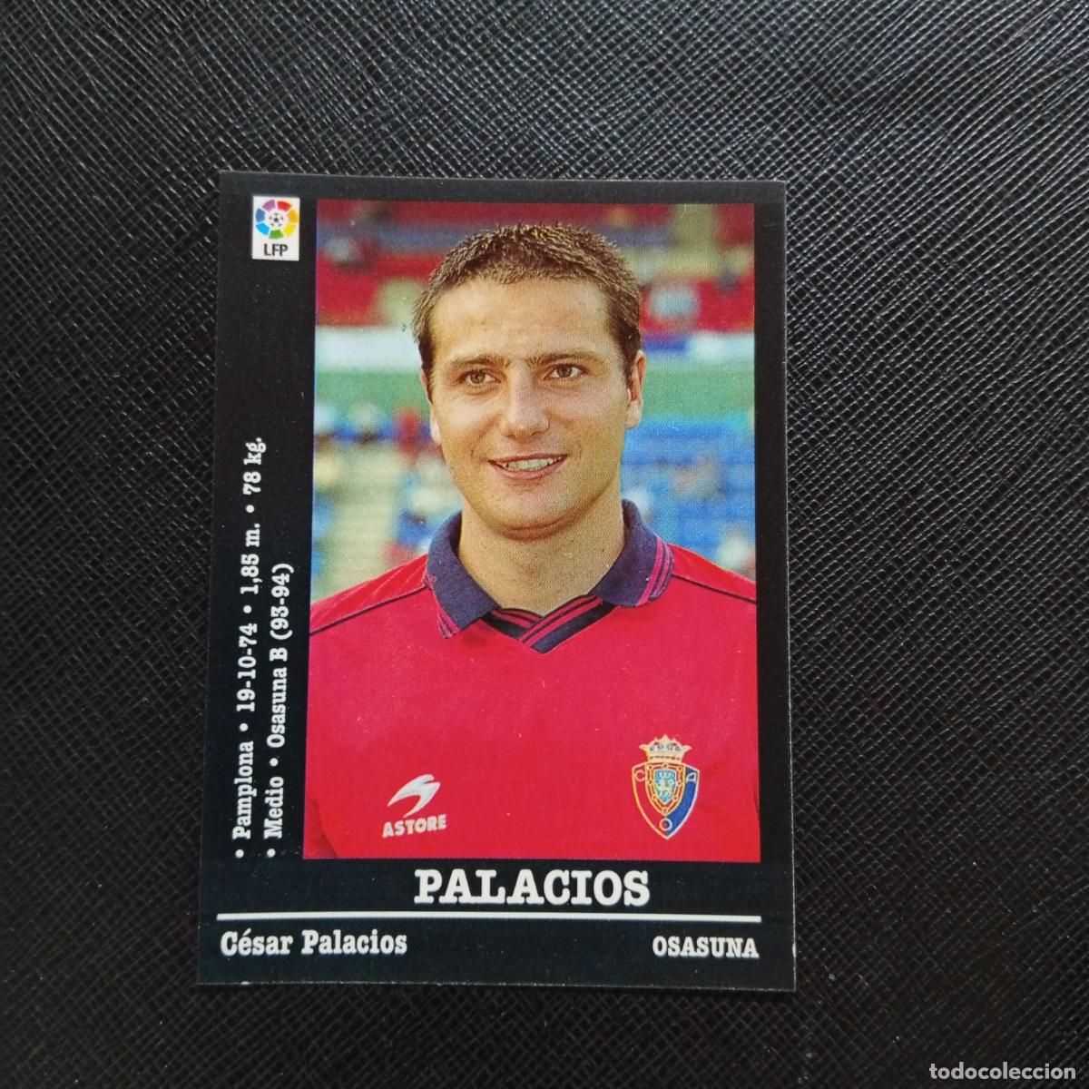 Cromos de f&uacute;tbol: 316 PALACIOS OSASUNA PANINI 00 01 CROMO FUTBOL LIGA 2000 2001 - SIN PEGAR - A71 PG40