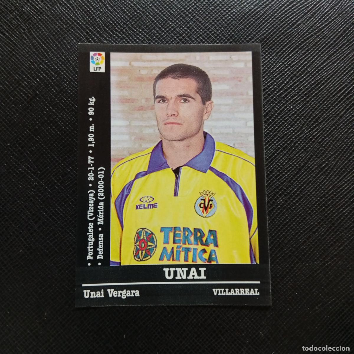 Cromos de f&uacute;tbol: 329 UNAI VILLARREAL PANINI 00 01 CROMO FUTBOL LIGA 2000 2001 - SIN PEGAR - A71 PG40