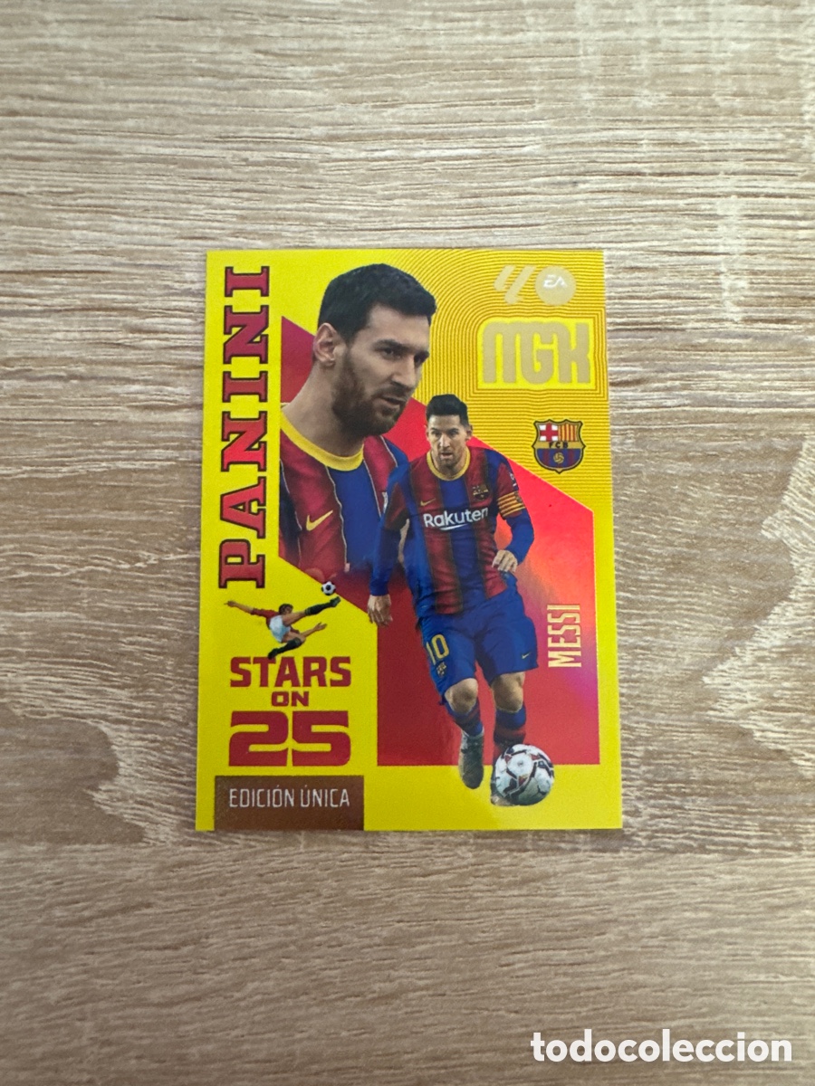 Cromos de f&uacute;tbol: 440 MESSI. STARS on 25. Megacracks 2026 2027 26 27