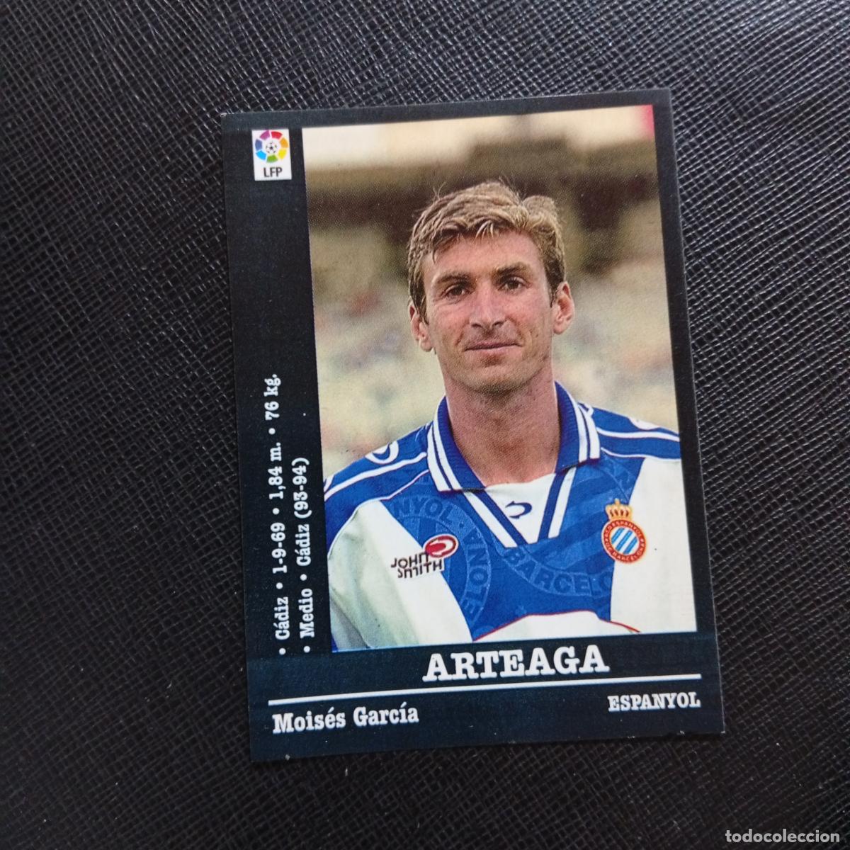 Cromos de f&uacute;tbol: 233 ARTEAGA ESPA&Ntilde;OL PANINI 00 01 CROMO FUTBOL LIGA 2000 2001 - SIN PEGAR - A71 PG41