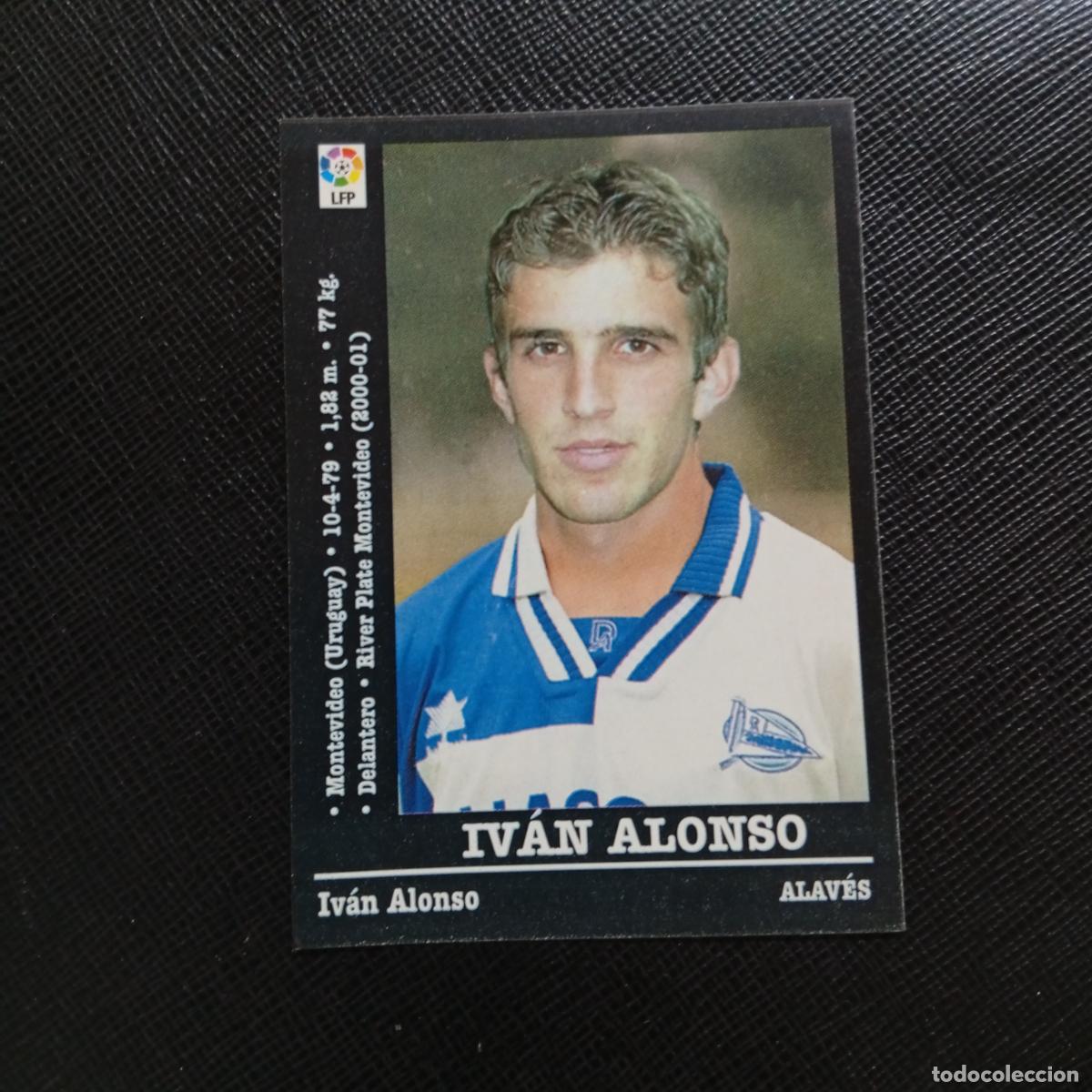 Cromos de f&uacute;tbol: 100A 100 IVAN ALONSO ALAVES PANINI 00 01 CROMO FUTBOL LIGA 2000 2001 - SIN PEGAR - A71 PG41