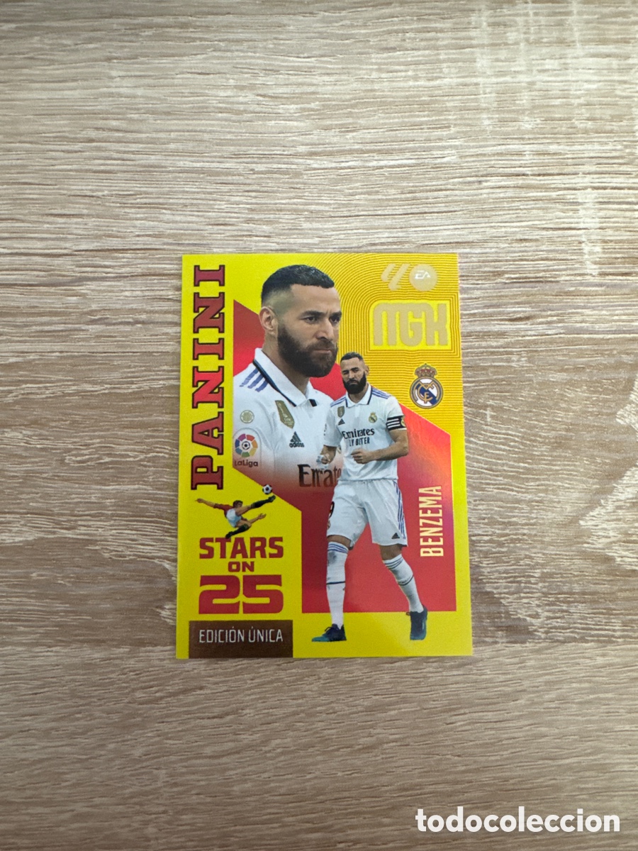 Cromos de f&uacute;tbol: 441 BENZEMA. STARS on 25. Megacracks 2026 2027 26 27
