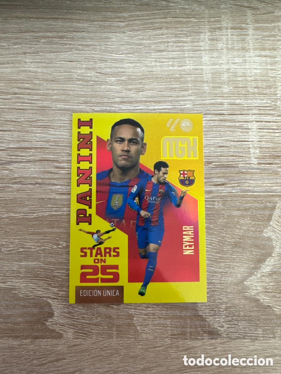 Cromos de f&uacute;tbol: 446 NEYMAR. STARS on 25. Megacracks 2026 2027 26 27