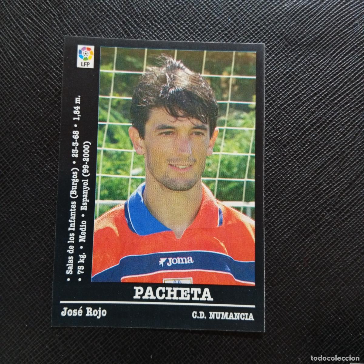 Cromos de f&uacute;tbol: 283 PACHETA NUMANCIA PANINI 00 01 CROMO FUTBOL LIGA 2000 2001 - SIN PEGAR - A71 PG41