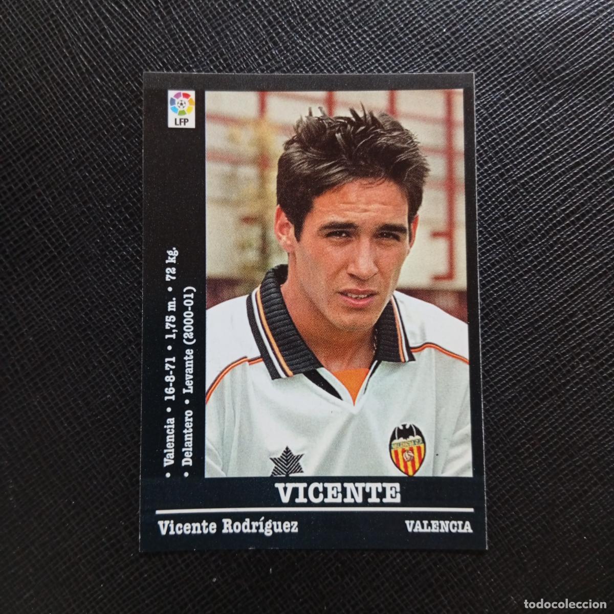 Cromos de f&uacute;tbol: VIICENTE VALENCIA PANINI 00 01 CROMO FUTBOL LIGA 2000 2001 - SIN PEGAR - A71 PG42 ULTIMA HORA